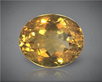Yellow Citrine Natural Certified  10.84CTS-8477